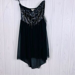 NWT Arden B Dress Black Strapless Size S